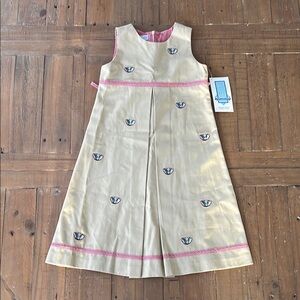 Vive la fete university of Alabama elephant embroidered jumper dress nwt